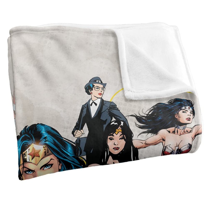 Wonder Woman Silky Touch Blanket, Super Soft, 152 x 127