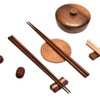 5 Pares de Palillos Chinos de para Comer de Madera