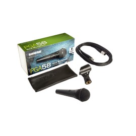 Shure PGA58-XLR - microphones (Stage/performance, 50 - 16000 Hz, XLR-3, Wired, Dynamic, Cardioid)