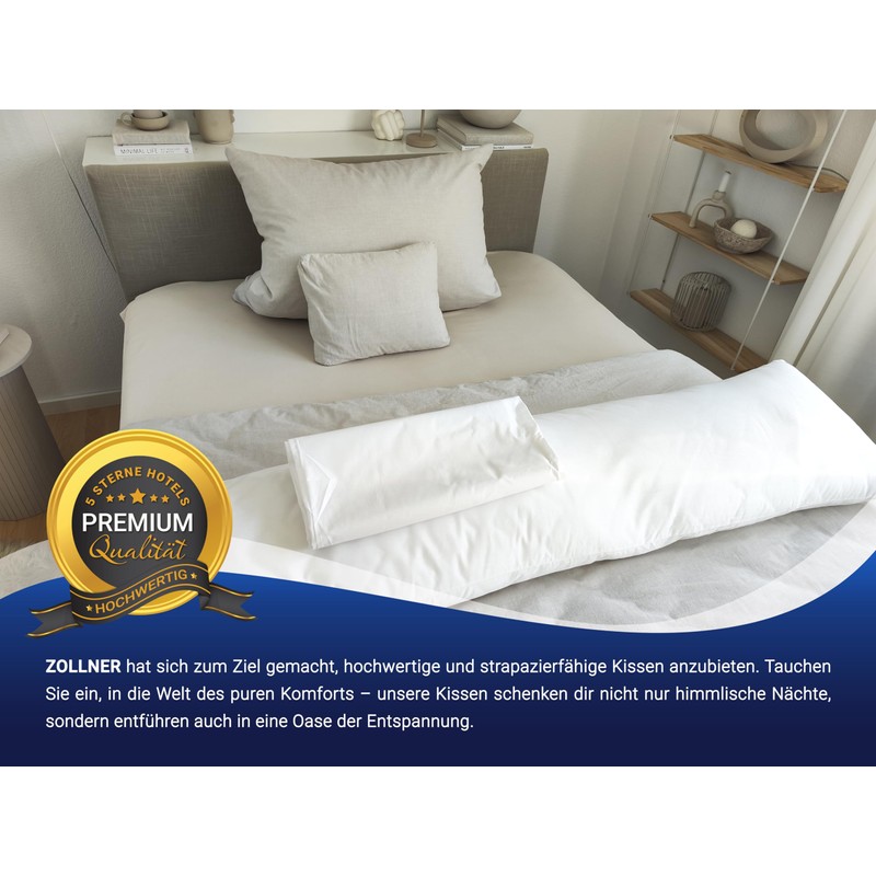 ZOLLNER Set of 2 Nursing Pillow Covers in 40 x