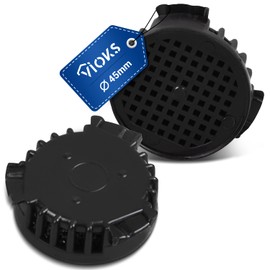 VIOKS Activated Carbon Filter 45 mm Diameter 2 x Replacement for Liebherr Fresh Air Filter Fridge 9096342 & Liebherr FreshAir Activated Carbon Filter Liebherr Fridge