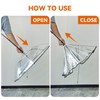 LESYPET Small Dog Umbrella, 29" Width Clear Dogs Umbrella Waterproof