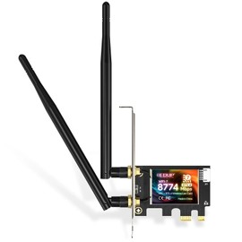 PCIe WiFi Adapter 8774Mbps WiFi 7 with Bluetooth 5.4 Network Cards for High-Speed Connectivity