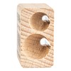 Dixon Lyra Bleistiftanspitzer aus Holz mit Doppelloch (7303210)