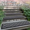 Aucuda 6pcs 8.5" x 30" Stair Treads Outdoor for Elders