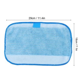 Fdit Paños de fregado de Fibra húmeda 3 uds, Almohadillas de fregona súper convenientes para iRobot Braava 321380320 380t máquina de Limpieza de Pisos