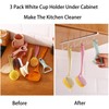 CANGCANG Cup Holder, 3 Pieces Kitchen Cabinet Organiser, Cupboard Insert,