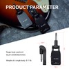 M-VAVE 2.4GHz Wireless Guitar Bass System Transmitter Receiver Built-in Battery