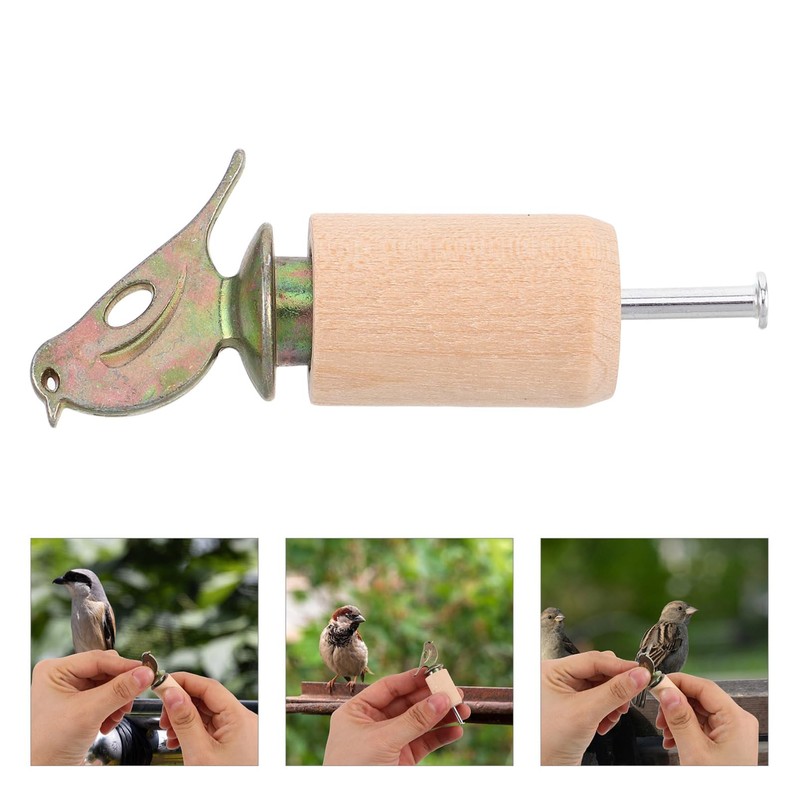 EXQUIMEUBLE 1 Juego Hand Twisted Bird Call Whistle For Practical