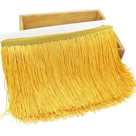 2 Metres 15 cm Silk Fringe Tassel Fringe Ribbon Cut Fringe Decorative Ribbon Decorative Ribbon Decorative Ribbon Dance Fringe Sewing Accessories for DIY Crafts Apparel Clothing, Costumes, Sewing,