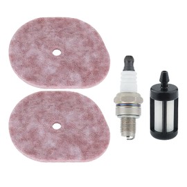 KELKONG FS56RC Air Filter for STIHL Trimmer Parts for FS56RC, FS40C, FS56, FS70, KM56RC, FS40, KM56, FC56C, FC70, FC56, FS50C, FS70RC, FS50, FS56C with Fuel Hose, Spark Plug & Part 4144-124-2800