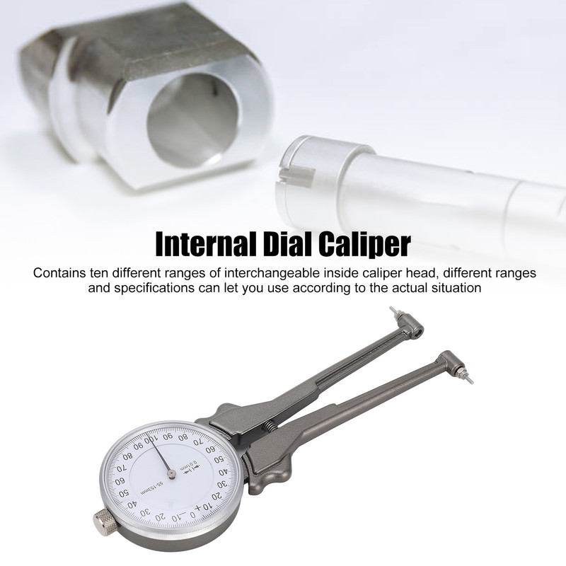 55‑153mm Internal Dial Caliper Replaceable High Accuracy Gauge Dial Inside