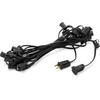 25Ft Christmas Light String Set, C7 Outdoor String Light Stringer,
