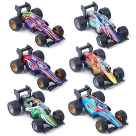 Toy Cars Pull Back 6pcs Pull Back Car Matchbox, Metal Pull Back Mini Toy Cars, Suitable Toy Gifts for Boys and Girls Aged 2-8 Years