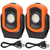 Retisee 2 Pcs 720 Lumens Magnetic Work Light USB Rechargeable