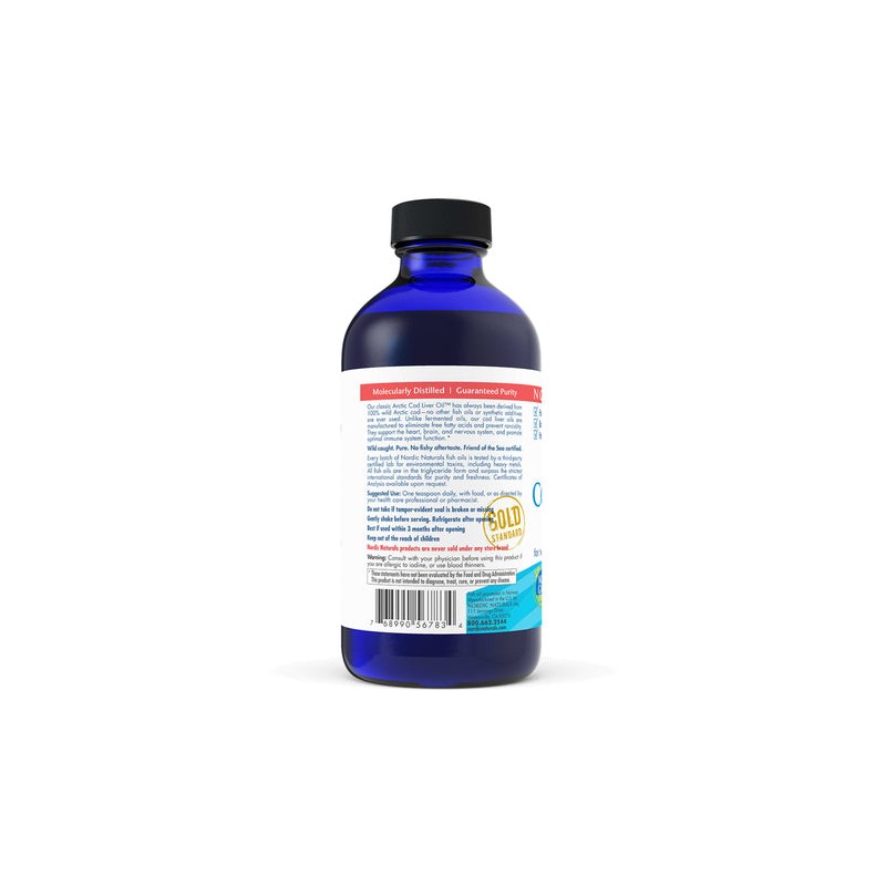 Nordic Naturals Arctic Cod Liver Oil Strawberry 237ml Fish Oils