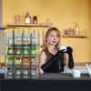 AZEZO 16-Pack Tea Bag Drawers Organizer - 16 Clear Plastic