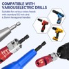 Wire Stripper Twister Tool for Drill with 25pcs Wire Nuts,