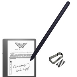 Stylus for Scribe Pen, Pen for Kindle and Digital Writing, Drawing Replacement for Scribe Stylus Pen with Magnetic Attachment, 4096 Pressure Sensitivity (Black)