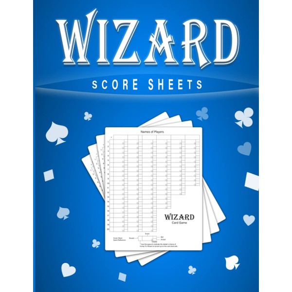 Wizard Score Sheets: Wizard Card Game Score Notebook