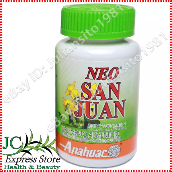 Anahuac NEO HIERBA DE SAN JUAN DIETARY SUPPLEMENT ST. JOHN’S