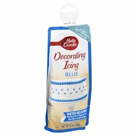 Betty Crocker Blue Decorating Icing Pouch 8 oz (Pack of 6)