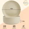 Wrova Wheat Straw Dinner Plates Set of 8 - 10