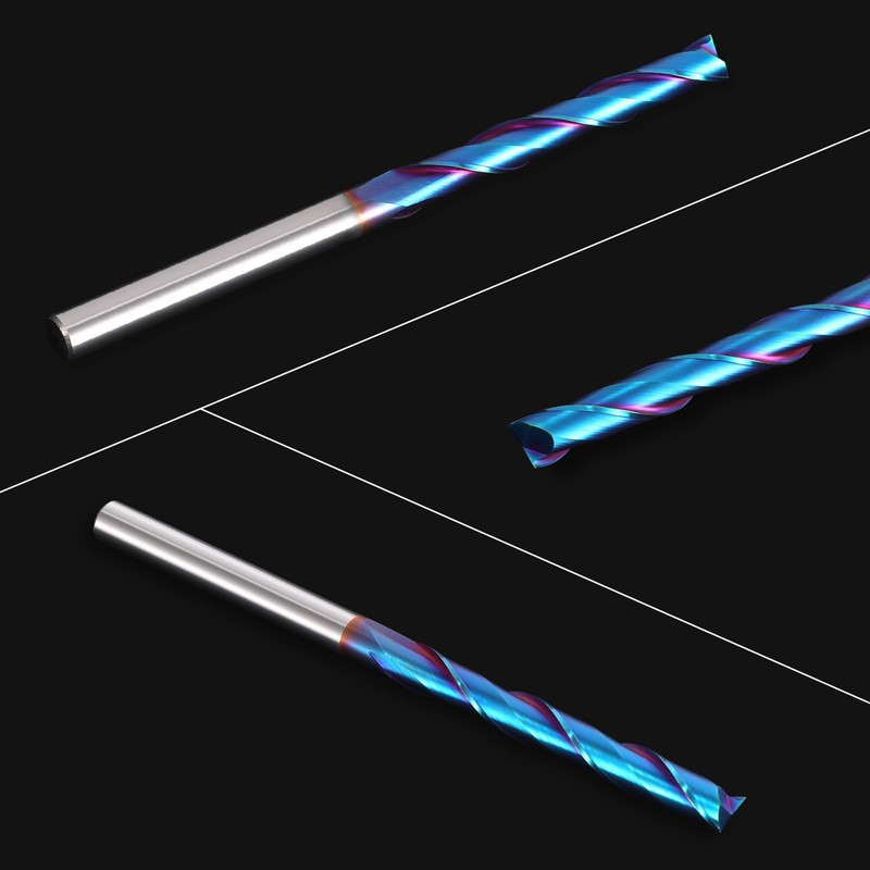 HQMaster Extra Long Spiral Router Bit Upcut 1/4 Inch Shank