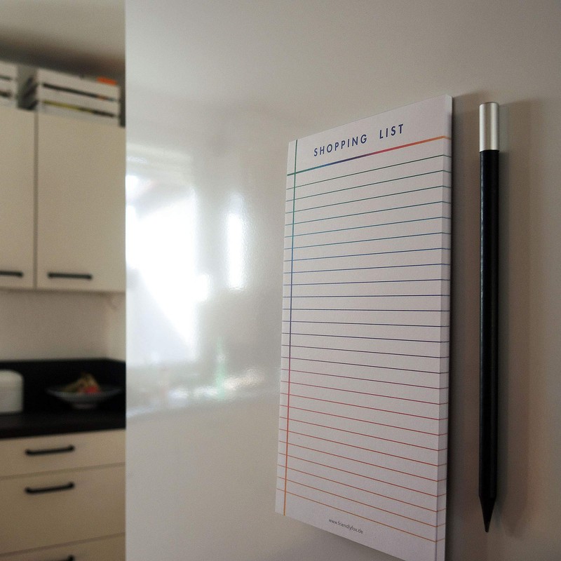Friendly Fox Magnetic Notepad, 1 x Magnetic Fridge Pad with