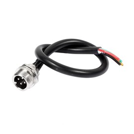 sourcingmap GX12 20cm Joint Type 4 Pin Male Aviation Connector Electrical Cable