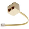 tunghey 2Pack Two Way Telephone Splitters, Male to 2 Female