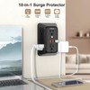 JcBlaon Outlet Extender Surge Protector - 6 Outlet Splitter with