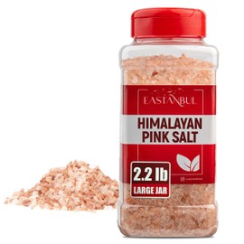 Eastanbul Himalayan Pink Salt Grinder Refill, 2.2lb, Pink Himalayan Sea Salt Coarse Grain, 100% Pure Himalayan Salt, Chef-Grade Pink Sea Salt, Gourmet Pink Salt, Pink Sea Salt Himalayan Selection