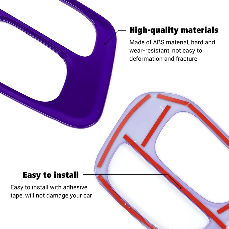Voodonala for Challenger Gear Shift Panel Covers Decoration Trim Accessories