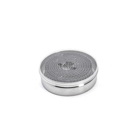 De Buyer Cans with Nine Round Cookie Cutters, Stainless Steel 13.21 x 13.21 x 3.99 cm