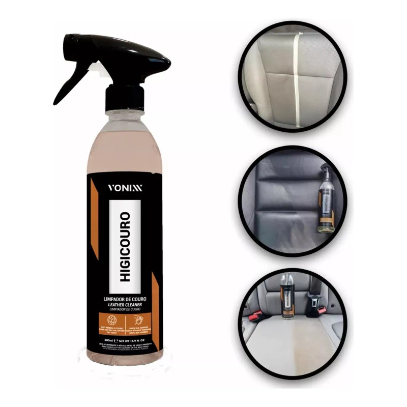 VONIX MX Higicouro Limpiador para asientos de piel 500 ml