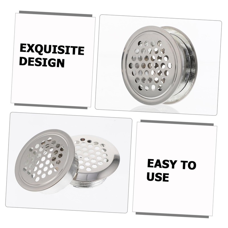 COHEALI 10pcs Stainless Steel Air Vent Cover Ventilation Grille for