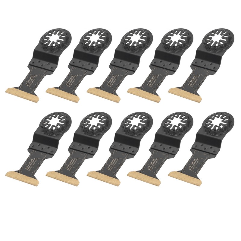 10PCS Set Oscillating Saw Blade Multifunctional Oscillating Multitool Quick Release