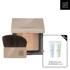 Jung Saem Mool 스킨 누더 쉐이딩 팩트 + 톤 필터 베이스 3ml + 톤 코렉팅 베이스 3ml Skin Nuder Shading Pact + Tone Filter Base 3ml + Tone Correcting Base 3ml