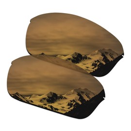 SmartVLT Polarized AR Coated Bronze Gold Replacement Lenses for Oakley Half Wire 2.0 Sunglass