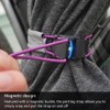 WAYUTO 2PCS Magnetic Bicycle Pant Strap Adjustable Elastic Fastening Leg