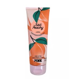 Victoria's Secret VICTORIA’S SECRET PINK JUST PEACHY FRAGRANCE BODY LOTION CREAM 8 oz New