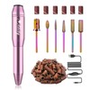 Alety Electric Nail Drill Kit, Portable File for Acrylic Gel