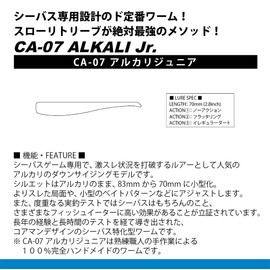 Coreman CA-07 Worm Alkaline Junior #001 Anchovy.