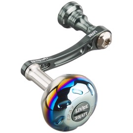 LIVRE Light Arm 65 EP37 Knob for Daiwa (Gunmeta Plate + Titanium G)