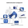 BOBOSP Dog Harness Anti-Pull Reflective Breathable Blue M