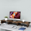 Zimilar Dual Monitor Stand Riser, Monitor Stand with Adjustable Length