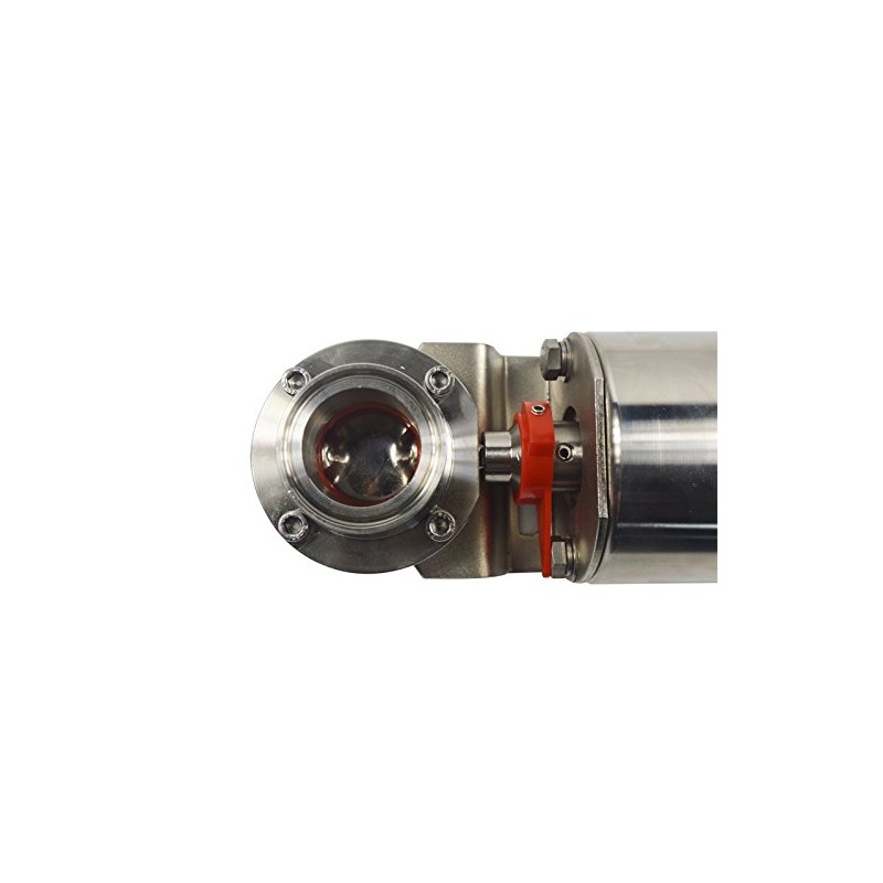Sanitary Butterfly Valve 2 Inch Butterfly Valve Stainless Pneumatic Actuator
