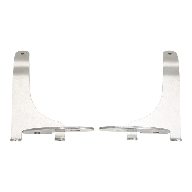 2pcs Spotlight Mounting Bracket Left Right Stainless Steel Chrome Replacement