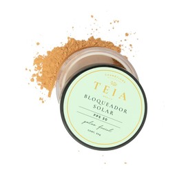 Teia cosméticos, Protector facial en polvo 30FPS 100% mineral… (Claro - Pieles muy blancas)